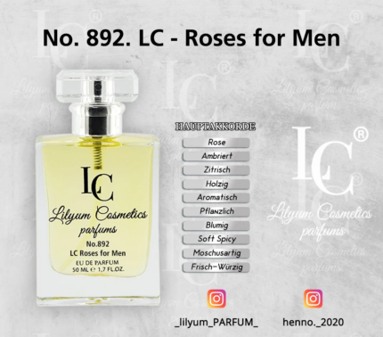 892. LC Roses for Men